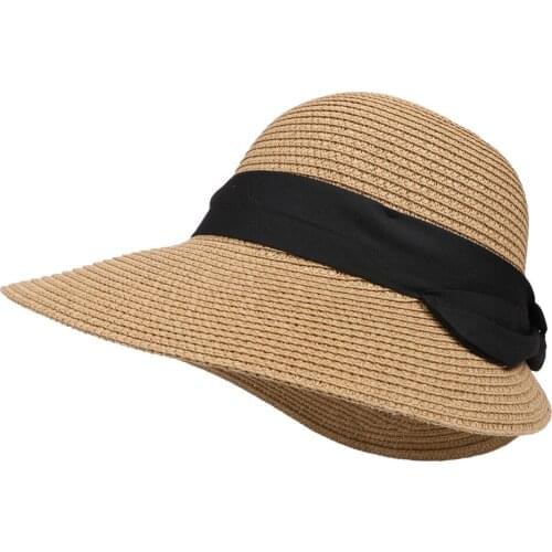 European and American summer straw hat spring and summer new leisure beach hat woven female Korean version of the sun hat outdoo