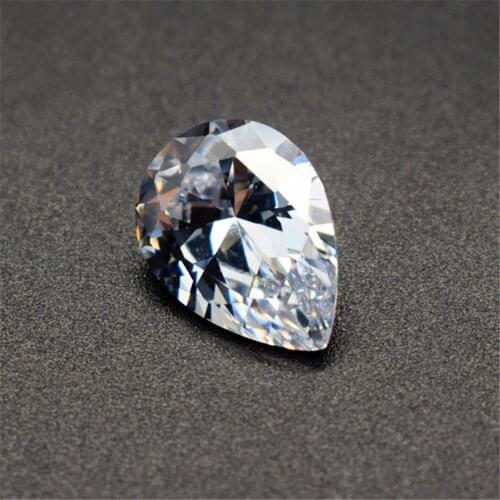 Grade AAA Cubic Zirconia Pear Shaped Gemstone Teardrop Cut Cubic Zirconia Multiple Sizes to Choose GZ23