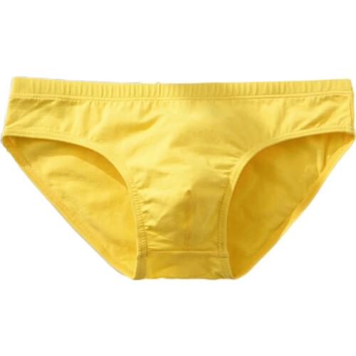 Brand Mens Underwear Briefs Sexy Cuecas Calzoncillos Hombre Slip Gay Men Sleepwear Breathable Cotton Solid Male Panties Shorts