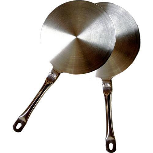 24cm Cooker Induction Heat Guiding Plate Induction Cooktop Converter Disc for Magnetic Kitchen Stainless Steel Heat Guide Plate