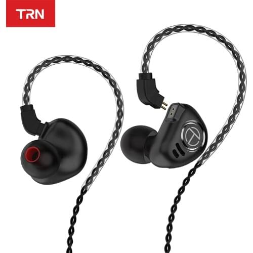 TRN V90 4BA+1DD Metal Headset Hybrid Units HIFI Bass Earbuds In Ear Monitor Earphones Noise Cancelling Earphone V80 ZS10 PRO X6