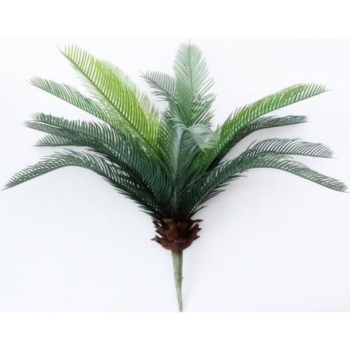 Brazil Tropical Palm tree Artificial flowers plastic fake plant bouquet for Jungle party New apartment decorations faux foliage