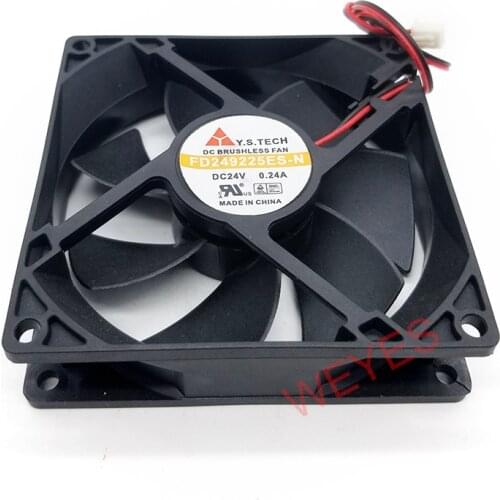 NEW for Y.S TECH FD249225ES-N DC 24V 0.24A 92x92x25mm Server Cooler Fan