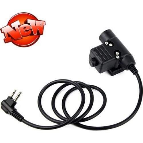NEW Waterproof U94 PTT Cable For Motorol Plug for Z Tactical Comtac II H50 MSA SORDIN H60 HD01 HD02 Noise Reduction Headset