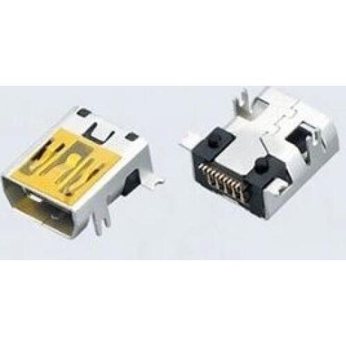 Wholesale Brand new Mini 10Pin USB Plug Connector Micro Charging Port For MP3 / MP4 / Mobile Phone / Tablet PC Socket