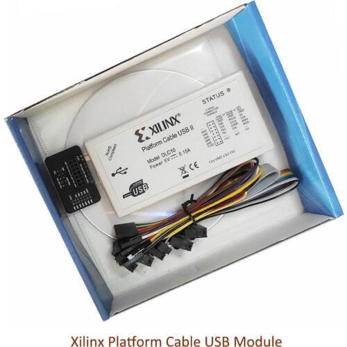 Xilinx Platform Cable DLC10 USB Download Cable Jtag Programmer for FPGA CPLD support XP/WIN7/WIN8/Linux CY7C68013A Beyond DLC9LP