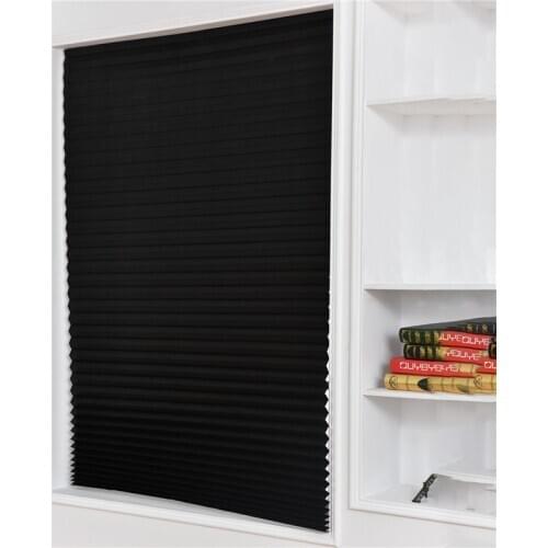 Self-Adhesive Blinds Semi-Blind Window Curtains Bathroom Kitchen Balcony Office Blinds Pleated Curtains