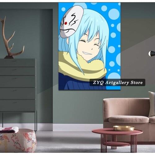 Tensei Shitara Slime Datta Ken Rimuru Anime Home Decor Canvas Painting Wall Pictures Living Room Decoration Art Posters Prints