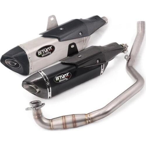 Slip On Full Exhaust System Modified Muffler For X-ADV 750 2017-2019 XADV 750 Modified Front Middle Link Pipe Muffler