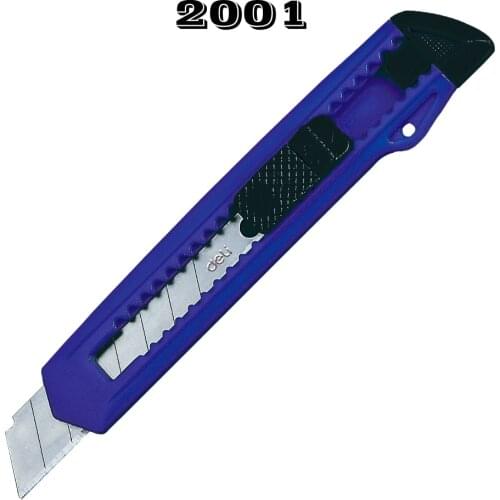 Deli 2001# 2003#2004# multi tool utility knife folding cutter knife sharpener for office home school suppliers 163mm knife