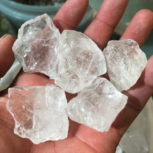 100g Natural white Crystal Rough Raw Stone Rock Specimen Brazil