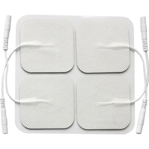 2/10Pcs 5x5cm Electrode Pads for Electric Tens Acupuncture Digital Therapy Machine for Slimming Electric Body Massager Frequency