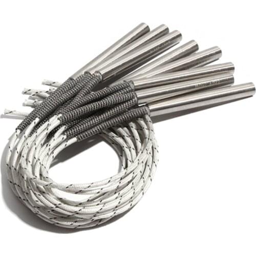 5PCS 9.5mm 140~160mm 316SUS Cartridge Heater 550W/560W/580W/600W Single-End Heating Tube 110V/220V/380V Resistance Element