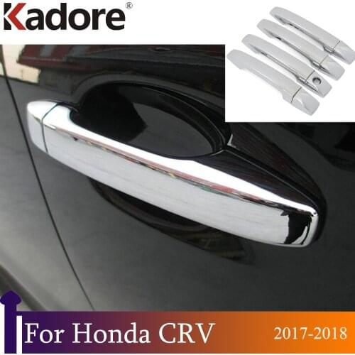 For Subaru Forester 2009 2010 2011 2012 2013 ABS Chrome Side Door Handle Cover Trim Car Stlyling Exterior Accessories Sticker