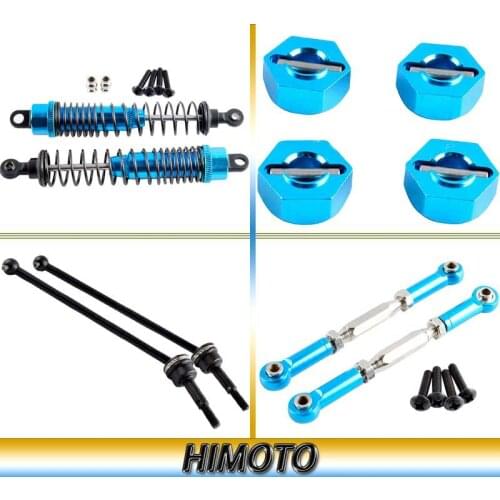 For Himoto 1:10 Truck Upgrade Accessories Shock Absorber Hex Adapter/Front Rear Steering Pushrod/Tie Rod for RC Cars DIY
