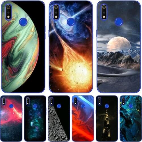 Phone Bags & Cases For OPPO Realme 1 2 Pro Realme 3 3i 3 Pro Case Cover Fashion marble Inkjet Painted Shell Bag