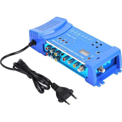 Rtl sdr MMS80 Home Modulator Aluminium Alloy Multiple Modulation System UHF EU Plug 100~240V wireless HDMI-compatibl transmitter