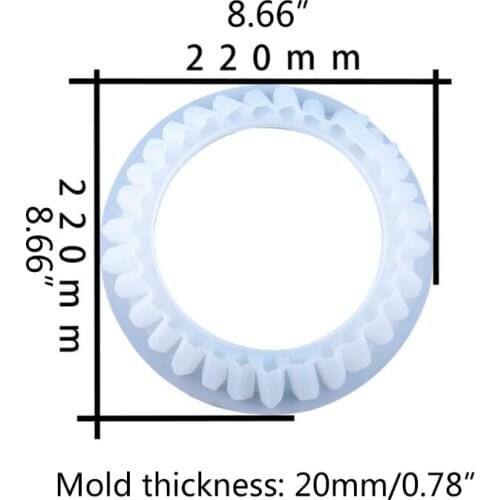 Crystal Crown Tiara Epoxy Resin Mold Decorations Crafts Casting Silicone Mould N0HE