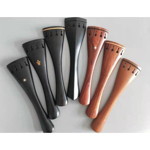 1 PC Cello Tail Piece in Ebony or Rose Wood Cello Tailpiece 4/4