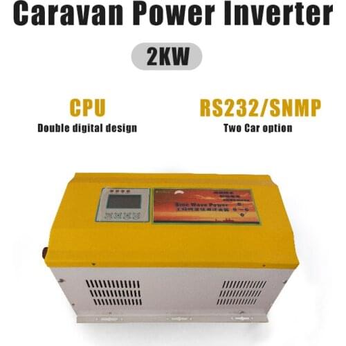 SOALR INVERTER 24VDC 220VAC 2KW 24V TO 220V FOR CARAVAN USE INVERTER 2000W LOW FREQUENCY POWER INVERTER FOR HOME