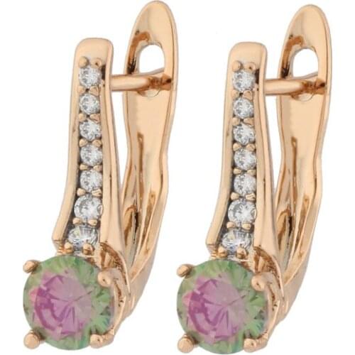 Small Cute Earrings 2021 Trend Hanging Micro Wax Inlay Cubic Zirconia Dangle Earrings Korean Style Girls Luxury Party Jewelry