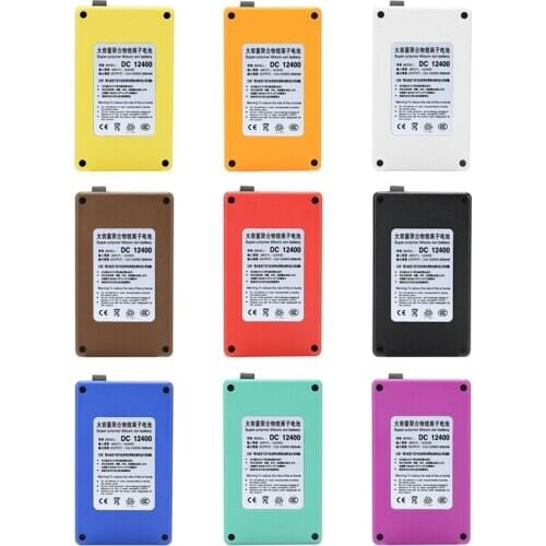 MasterFire 10set/lot DC 12400 12V 4000mAh Super Rechargeable Lithium-ion Battery Pack for Car PC Monitor Security RC Helicopter