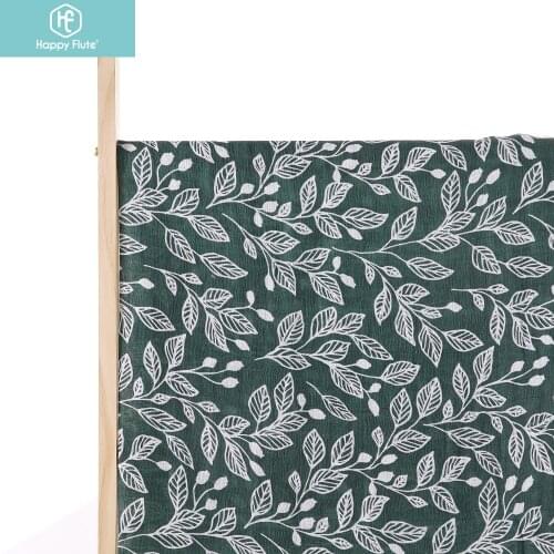 Happy Flute 1Pc Muslin 100% Cotton Baby Swaddles Soft Newborn Blankets Infant Wrap sleepsack Stroller cover Play Mat