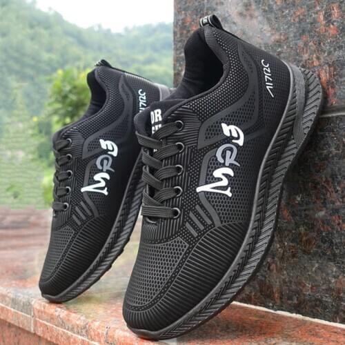 Men Running Shoes Cheap Mesh Men Sport Shoes Lace Up Outdoor Jogging Sneakers Breathable Male Trainers Walking Footwear