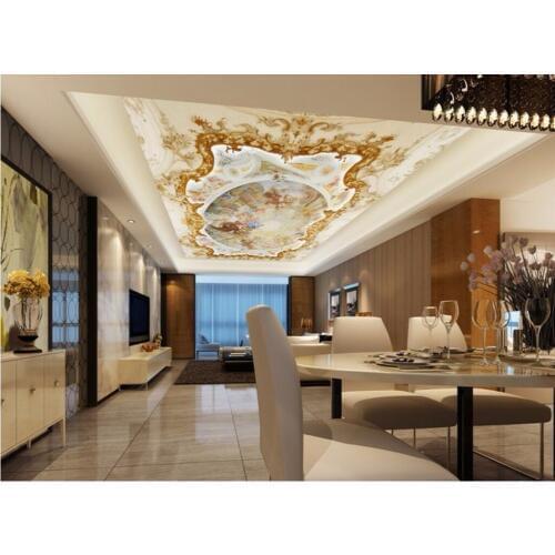Custom Any Size 3D Wall Mural Wallpaper angel Ceiling Murals Living Room 3d ceilings