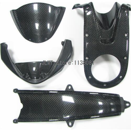 Carbon Fiber Tank Side Cover Panel FAIRING For 696 795 796 M1100