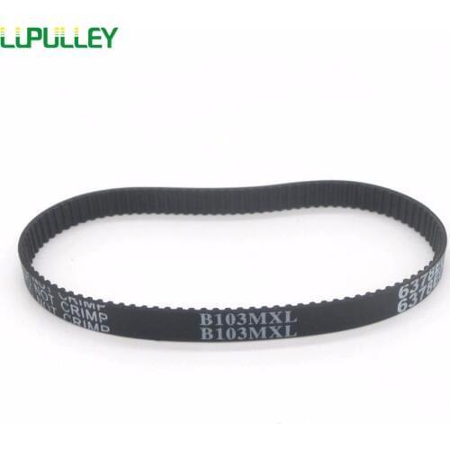 LUPULLEY 2PCS MXL Timing Belt Close-Loop Type 82MXL/85MXL/87.2MXL/88MXL/89MXL/90MXL 2.032mm Pitch Synchronous Drive Belt