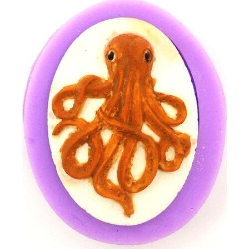 Octopus Silicone Resin Mold Cake Mould Polymer Clay Handmade Soap Mold Cake Decoration Tools Kitchen Accessories LH36