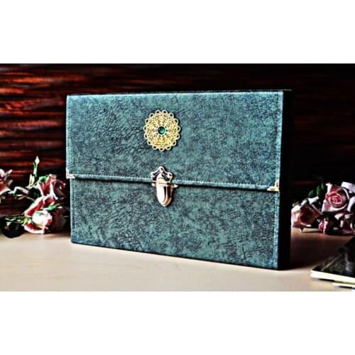 Hatim 30 Juz Lecterns Size (21x29cm) Bag Green Koran I Holy