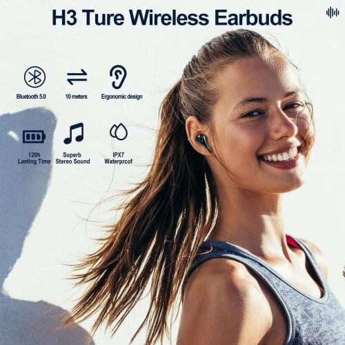 H3 TWS Bluetooth Wireless Earphones Touch Control Earbuds Digital LED Display Headset Music Headphones For Xiaomi Huawei Iphone