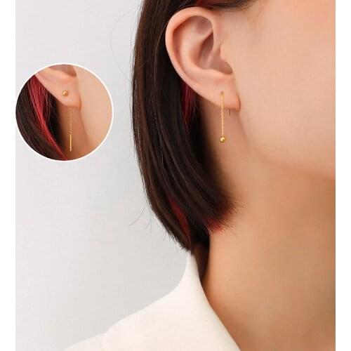 YAONUAN Women's Gold Earrings