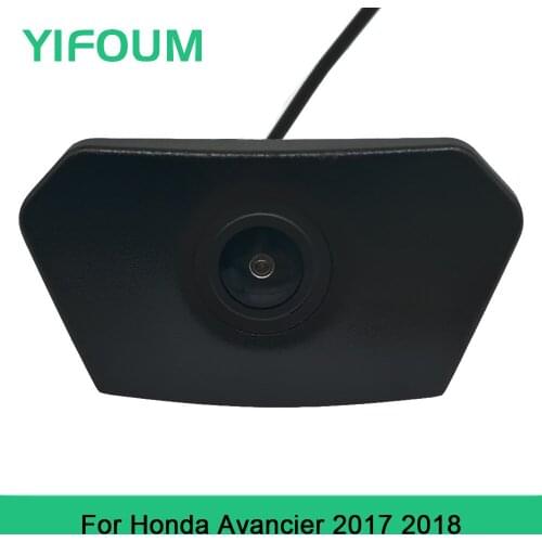 YIFOUM HD CCD Car Front View Parking Night Vision Positive Waterproof Logo Camera For Honda Avancier 2017 2018