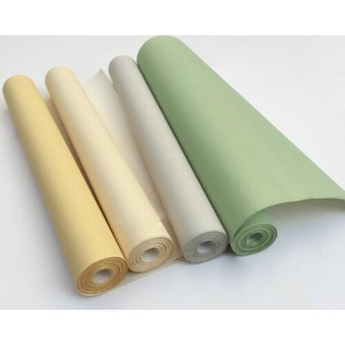 Golden Foils Sized Xuan Paper Gilt Xuan Paper Papel Arroz Roll Chinese Offical/running Script Calligraphy Half Ripe Rice Paper