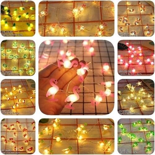 1.5/2/3M 20LED PVC Ins Style Multiple Choices Copper Wire String Light for Christmas Bedroom Home Wedding New Year Decoration