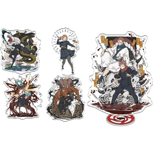 1 Pcs Cute Japan Anime Jujutsu Kaisen Acrylic Stand Model Yuji Itadori&Gojo Satoru Action Figures Decoration Cosplay Toys Gift
