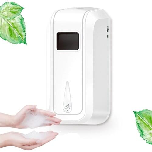 1100ml High Capacity Touchless Automatic Sensor Foam Soap Dispenser Liquid Gel Alcohol Spray Wall Mounted Bathroom Accessories