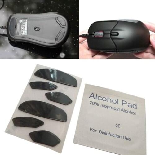 2Pcs 0.6mm Thickness Replace Mouse Feet Mouse Skates for steel Series Rival 310 Mouse