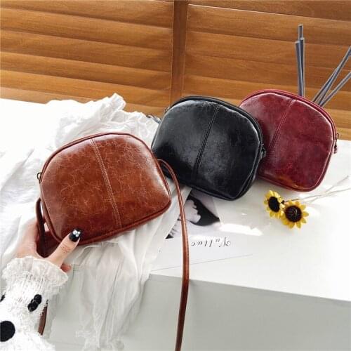 2020Fashion Women Handbag Messenger Bags PU Leather Shoulder Bag Lady Crossbody Mini Bag Female Shell Bags