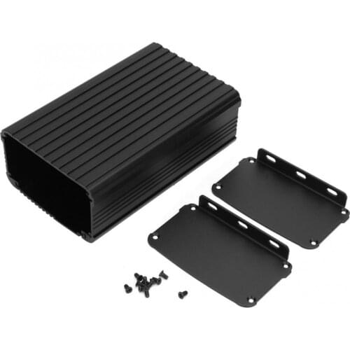 Aluminum Casing Cooling Box Circuit Board Controller Aluminum Cooling Box DIY Electronic Project Enclosure Case 55x95x150mm