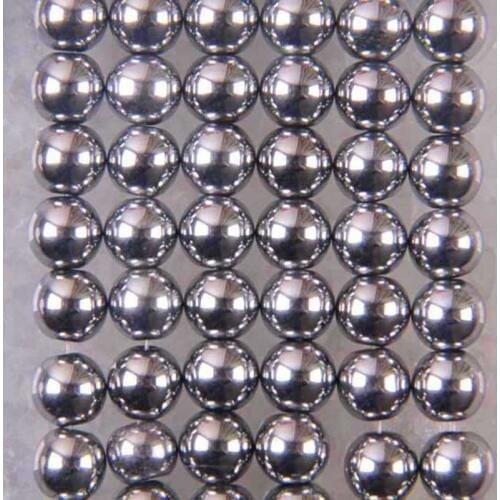 8MM Magnetic Hematite Round Loose Beads Strand 15.5 Inch Jewelry For Woman Gift Making B232