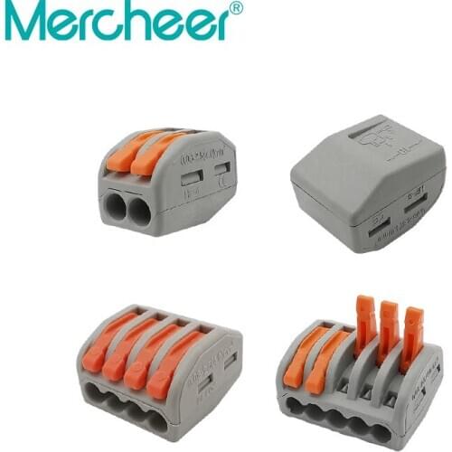 Quick Cable Wire Connectors 222 TYPE Fast Home Compact Wire Connection Push In Wiring Terminal Block DF21 PCT-212 30/50/100pcs