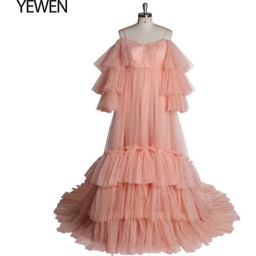 Elegant Off Shoulder Maternity Dresses for Photo Shoot Maxi Gown Pregnant Women Photography Props Long Pregnancy Dress