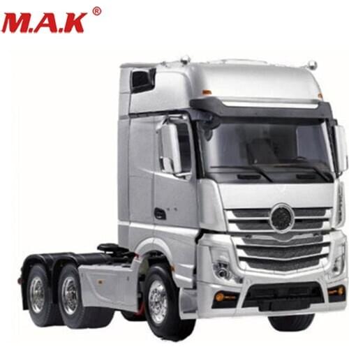 For Collection 1/14 Remote Control Trailer Head RC 3 Speed Tiaxial TRAILER Hauler Assembly Car for 1:14 RC Tractor Truck #140401