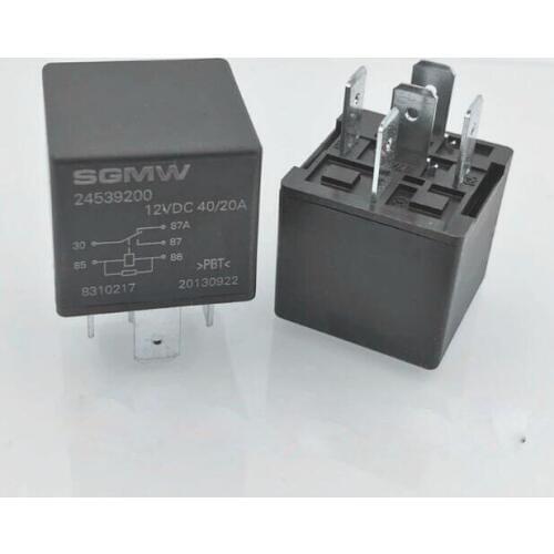 HOT NEW CAR 12V relay 24539200 24539200-12VDC HFV4 012-1Z1GR 12VDC DC12V 12V 40A 5PIN
