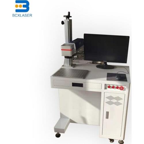 China 20w 30w 50w100w desktop design fiber laser marking machine for metal