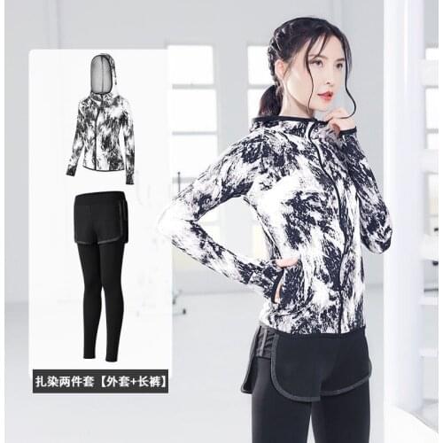 Two Piece Set Women Yoga Womens Autumn Winter Sports Long Sleeve Red T-shirt Shorts Conjuntos De Mujer Ensemble Femme